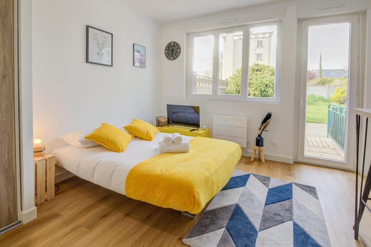 Le Yellow, Studio Renove, Tout Confort, Jardin Apartment แซงต์-ฌาคส์-เดอ-ลา-ลองด์ ภายนอก รูปภาพ