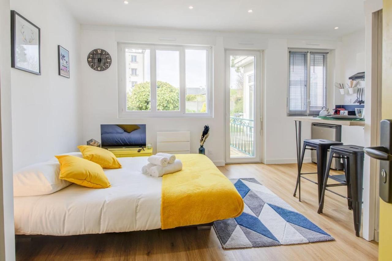Le Yellow, Studio Renove, Tout Confort, Jardin Apartment แซงต์-ฌาคส์-เดอ-ลา-ลองด์ ภายนอก รูปภาพ