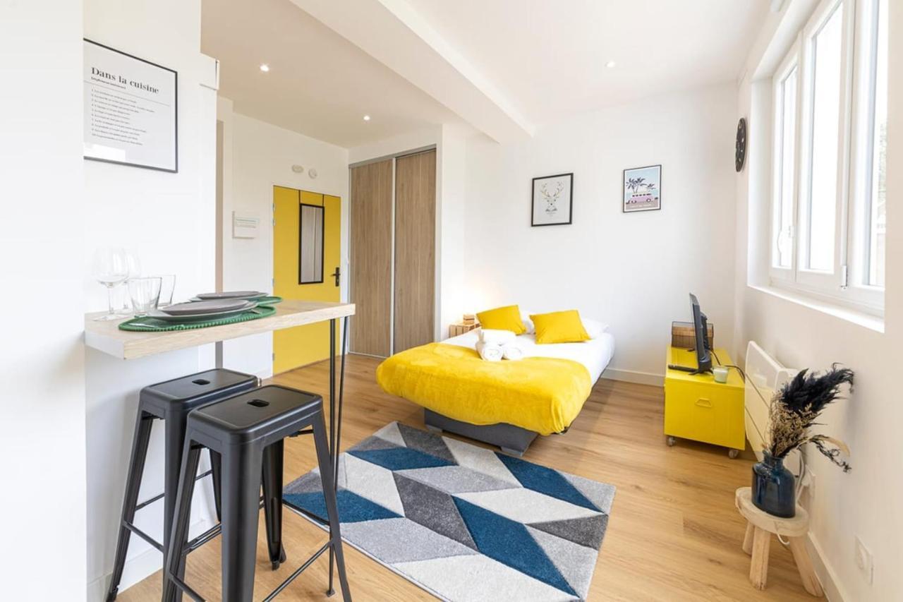 Le Yellow, Studio Renove, Tout Confort, Jardin Apartment แซงต์-ฌาคส์-เดอ-ลา-ลองด์ ภายนอก รูปภาพ
