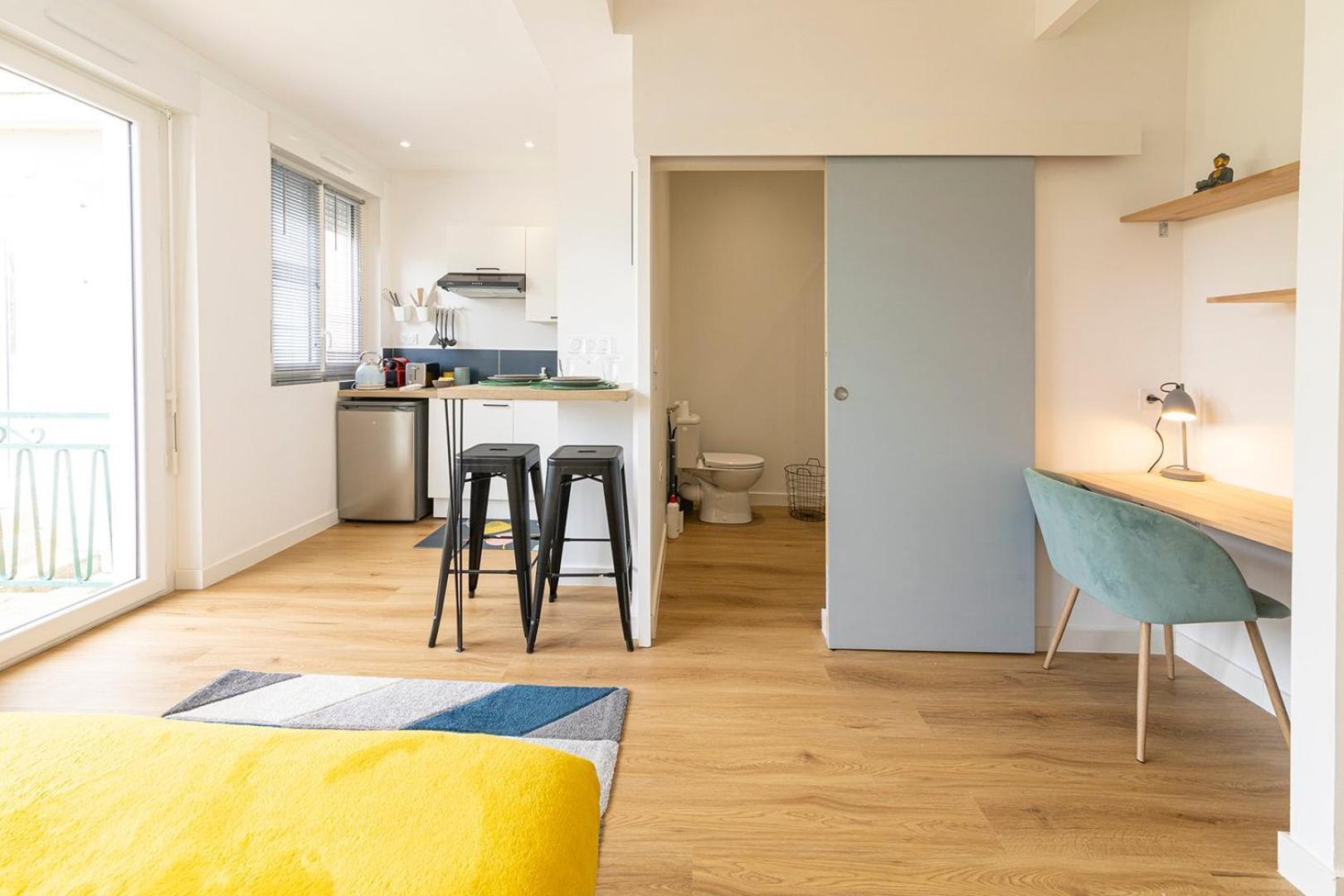 Le Yellow, Studio Renove, Tout Confort, Jardin Apartment แซงต์-ฌาคส์-เดอ-ลา-ลองด์ ภายนอก รูปภาพ