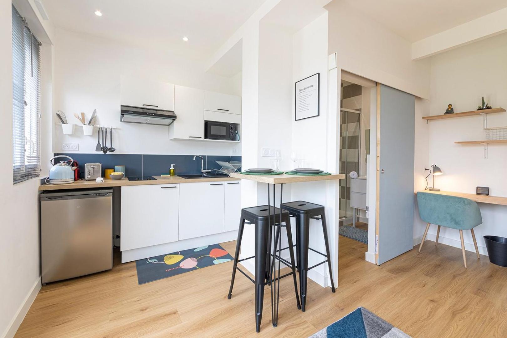 Le Yellow, Studio Renove, Tout Confort, Jardin Apartment แซงต์-ฌาคส์-เดอ-ลา-ลองด์ ภายนอก รูปภาพ
